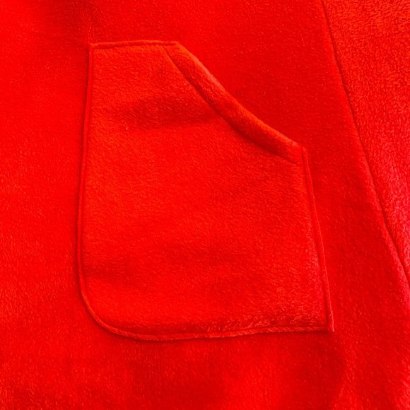 Orange Fleece Ruffled Jacket - Arlene Prescott - no size - Picture 5 of 7